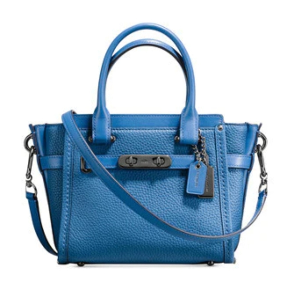 CoachSWAGGER 21 CARRYALL IN PEBBLE LEATHER
